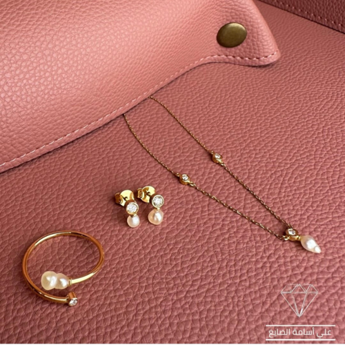 Bahraini Natural Pearl Set 