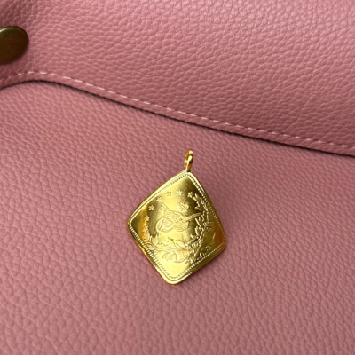   Square 1/2 Lira Heart